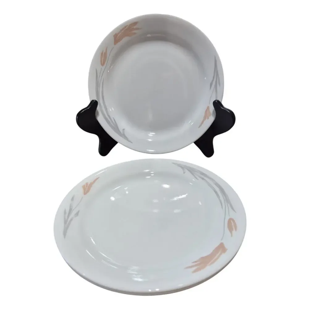 Corelle Floral Wisp Bread/Salad Plates (Set of 3) Vintage